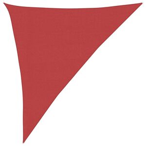 vidaXL Sonnensegel 160 g/m&sup2; Rot 3x4x5 m HDPE
