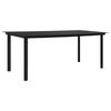 vidaXL 7-tlg. Garten-Essgruppe Poly Rattan und Glas