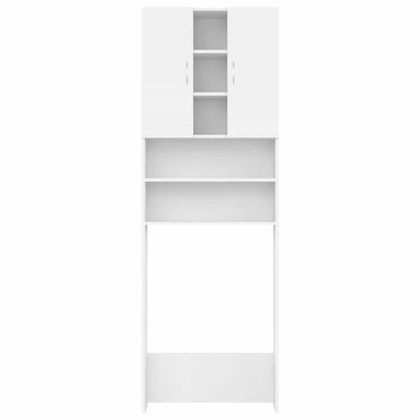 vidaXL Waschmaschinenschrank Weiß 64x25,5x190 cm