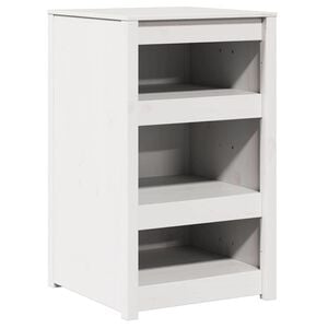 vidaXL K&uuml;chenschrank MEPPEL Wei&szlig; 55 x 55 x 92 cm Massives Kiefernholz