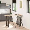 vidaXL Bartischbeine Naturstahl 2 Stk. 60x(90-91) cm Stahl