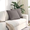 vidaXL Sofakissen 2 pcs Taupe 50 x 50 cm Stoff