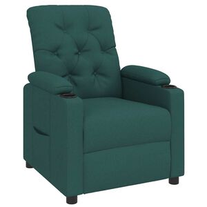 vidaXL Relaxsessel Dunkelgr&uuml;n Stoff