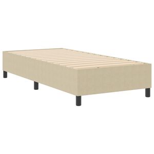 vidaXL Plattformbettgestell Grau-Gr&uuml;n 80 x 200 cm Stoff