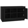 vidaXL Sideboard Schwarz 102x35x60 cm Holzwerkstoff