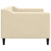 vidaXL Tagesbett Creme 80x200 cm Stoff