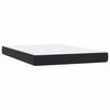 vidaXL Boxspringbett mit Matratze Schwarz 160x210 cm Samt