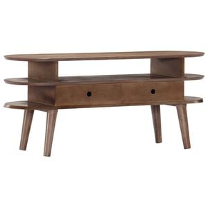 vidaXL TV-Schrank 110&times;35&times;50 cm Massivholz Akazie