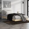 vidaXL Bettgestell ohne Matratze Sonoma-Eiche 100x200 cm Holzwerkstoff