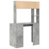 vidaXL Schreibtisch Beton Grau 91 x 50 x 149 cm Holzwerkstoff
