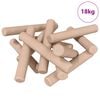 vidaXL Holzd&uuml;bel 24000 Stk. Braun Massivholz