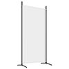 vidaXL 4-tlg. Paravent Wei&szlig; 346x180 cm Stoff