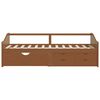 vidaXL Tagesbett 3-Sitzer Schubladen Honigbraun Kiefernholz 90x200 cm