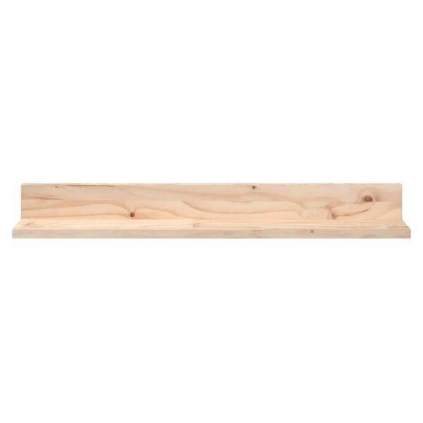 vidaXL Wandregale 2 Stk. 80x11x9 cm Massivholz Kiefer