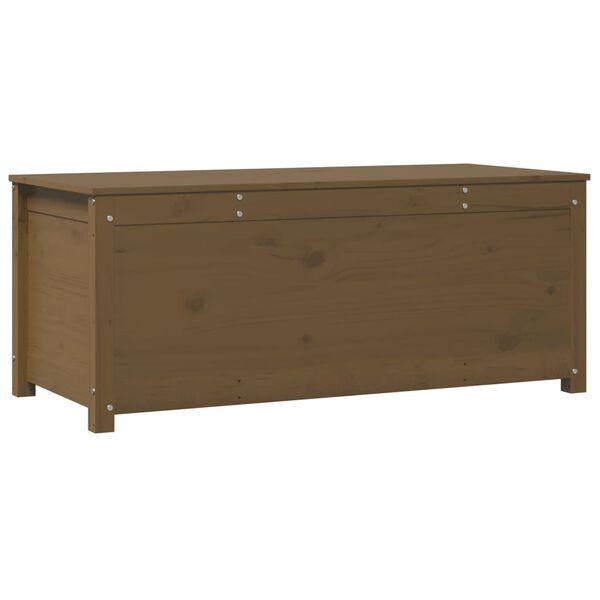 vidaXL Truhe Honigbraun 110x50x45,5 cm Massivholz Kiefer