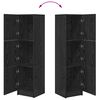 vidaXL Highboard Schwarz Eichen-Optik 31,5 x 32 x 122,5 cm