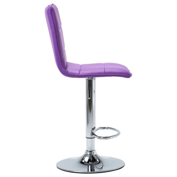 vidaXL Barhocker Lila Kunstleder