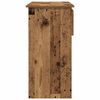 vidaXL Konsolentisch mit Schubladen Altholz-Optik 85,5x38,5x74,5 cm