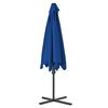 vidaXL Sonnenschirm mit Stahl-Mast 300x230 cm Blau