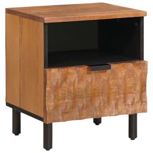 vidaXL Nachttisch Braun 40 x 33 x 46 cm Massivholz Mango