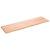 vidaXL Wandregal Hellbraun 180x50x(2-4) cm Massivholz Eiche Behandelt