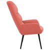 vidaXL Relaxsessel Rosa Samt