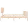 vidaXL Massivholzbett ohne Matratze 200x200 cm Kiefer