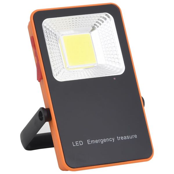 vidaXL LED-Fluter ABS 10W Kaltwei&szlig;