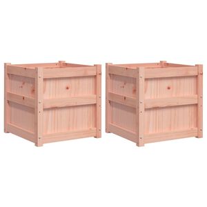 vidaXL Pflanzk&uuml;bel 2 Stk. Massivholz Douglasie