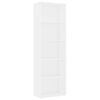 vidaXL B&uuml;cherregal 5 F&auml;cher Wei&szlig; 60x30x189 cm Holzwerkstoff