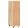 vidaXL Badezimmerschrank mit Speicher Sonoma-Eiche 30 x 35 x 95 cm