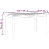 vidaXL Garten Essgruppe 5 pcs Beige Massivholz Akazie