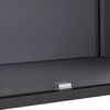 vidaXL K&uuml;chenaufbewahrung mit Regal Anthrazit 60 x 50 x 92 cm Stahl