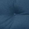 vidaXL R&uuml;cken Kissen Blau 140 x 24 x 50 cm Stoff