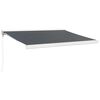 vidaXL Markise Einziehbar Anthrazit 3x2,5 m Stoff und Aluminium