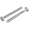 vidaXL M&ouml;bel-Schrauben 2 stk. Silber M6 x 85 mm Stahl
