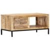 vidaXL Couchtisch 88x50x42 cm Massivholz Mango
