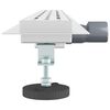 vidaXL Duschabfluss mit Liniendesign Silber 90 cm Edelstahl 304