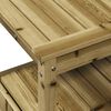 vidaXL Pflanztisch Ablagen 82,5x45x81 cm Impr&auml;gniertes Kiefernholz