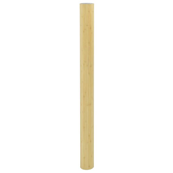 vidaXL Paravent Hell Natur Breite 800 cm H&ouml;he 165 cm Bambus