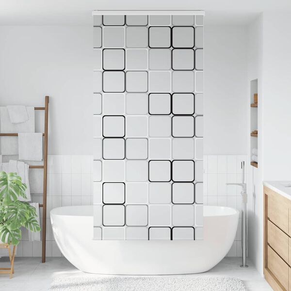 vidaXL Duschrollo mit Kassette 90x240 cm Stoffbreite 86 cm