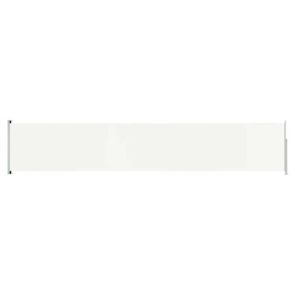 vidaXL Seitenmarkise Ausziehbar 117x600 cm Creme