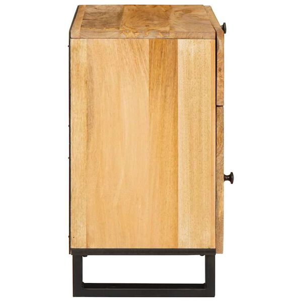 vidaXL Nachttisch Natur 50 x 33 x 60 cm Massivholz Mango