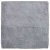 vidaXL Teppich Shaggy Hochflor NAVARRA Hellgrau 120x120 cm Polyester