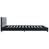 vidaXL Bettgestell Schwarz Kunstleder 160x200 cm