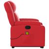 vidaXL Massagesessel mit Aufstehhilfe Rot Kunstleder