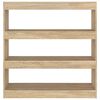 vidaXL B&uuml;cherregal/Raumteiler Sonoma-Eiche 100x30x103 cm