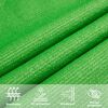 vidaXL Sonnensegel 160 g/m&sup2; Hellgr&uuml;n 5x8 m HDPE