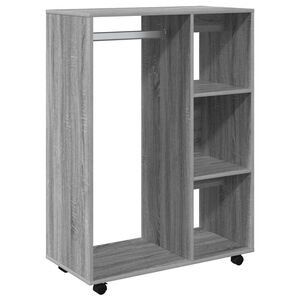 vidaXL Kleiderschrank Grau Sonoma 80x40x110 cm Holzwerkstoff