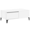vidaXL Couchtisch Wei&szlig; 90x50x36,5 cm Holzwerkstoff
